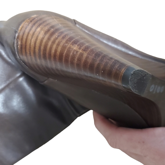 Guess Leather Wedge Boots - Picture 7 of 8